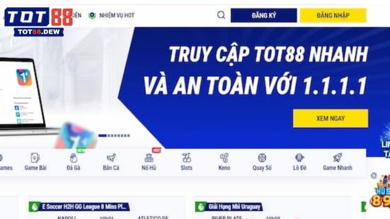 Hướng dẫn các bước đăng nhập tài khoản TOT88 cho newbie