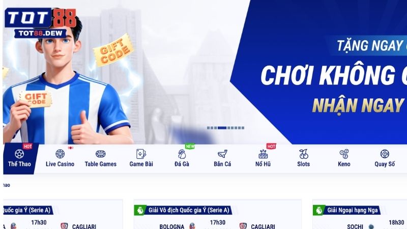 Khám phá chuyên mục Thể thao TOT88 cho newbie